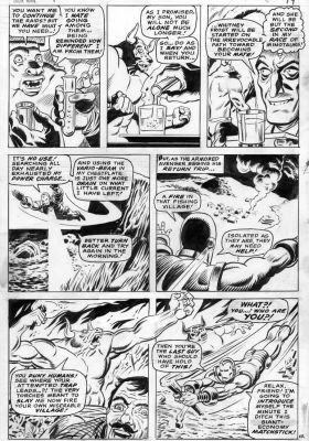 George Tuska | Craig, Johnny & George Tuska - Iron Man #24 Pg 10, Iron Man, Minataur 1970 | Cool Lines Art