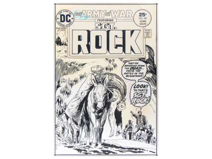 1975 Our Army At War #281 Cover Art, Joe Kubert | Weiss Auctions