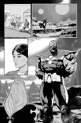 Daniel Sampere | Wonder Woman #32 Page 18 | Black Diamond