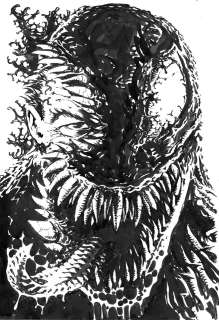 Francesco Biagini | Biagini - "Venom" Illustration For "Guida da Combattimento Ai Mostri Grossi" (2019) | ComicArtFans Classifieds