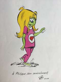 Gos - Dessin original en couleur - (1984) | Catawiki