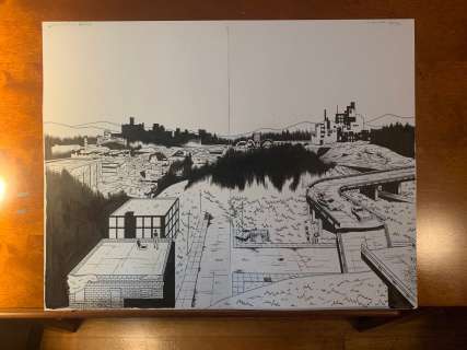 tyler boss - Tyler Boss - WTFPFH Issue 1, Page 52-53 Double Page Splash