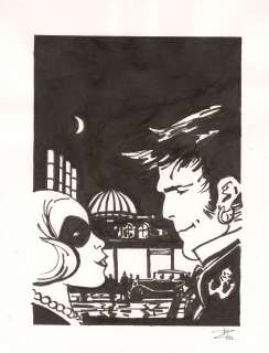 Pellejero - Corto Maltese - Nocturnes berlinois couverture de l’édition en noir et blanc