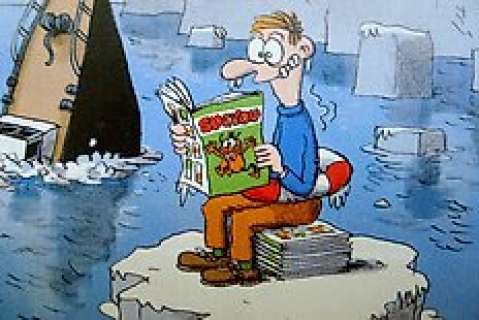 Luc Cromheecke  - 2 Originele tekeningen - SpirouCartoons - Abonneewerving voor Spirou (2018) 