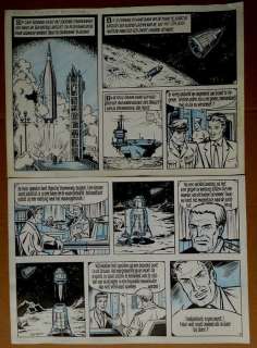 Biggles - Originele pagina - Objectief Boomerang - Page volante - (1968) | Catawiki