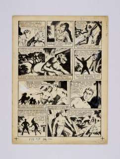 Dr Voodoo original artwork (1940) by Mac Raboy for Whiz Comics # 11… | Comic Book Auctions ltd