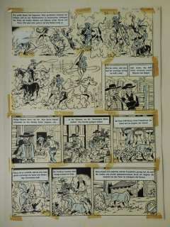 Bessy - Originele pagina - Het dodende dal (Nr. 27) - Page volante - in inkt - (1958) | Catawiki