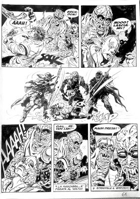 Massimo Rotundo | Original page for Brendon n. 1. Cm. 25x35. Ink. Mint. Code 2074. | Segni e Disegni