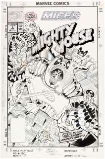 "MIGHTY MOUSE" #5 COVER ORIGINAL ART. | Hake’s