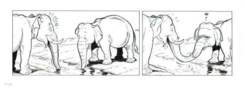 Boes - Originele strook uit Boes Integraal 7 - Taille: 43 x 15 cm. | Catawiki