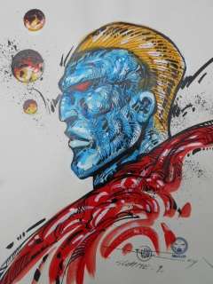 Druillet, Philippe - Originele illustratie (gemengde techniek op karton) - Lone Sloane (2009) | Catawiki