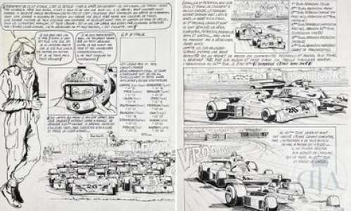 Willy Richard/Grand Prix F1 1976. Ensemble composé de 7… | Dagoty