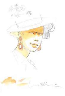 Bruno Le Floc‘ H - OUTREMERS Crayon, aquarelle, daté 2011, signé 32 x 24