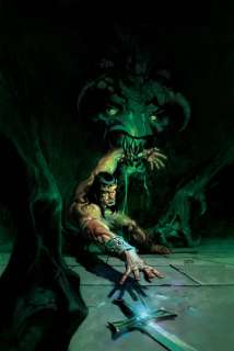 Andrew Robinson - king conan the phoenix on the sword painted cover issue 04 page cover