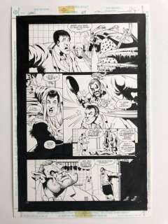 Lobo  #49 page 9 - By Carl Critchlow - Signed - Original Art Page - Pen & Ink  - Page volante - art original - (1998) | Catawiki