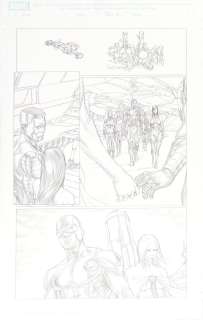 Mike Choi | X-Force Issue #26 Page 21 Second Coming Death of Nightcrawler Issue | ComicArtFans Classifieds