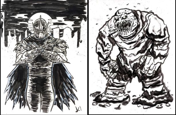 Jordan Kroeger | Shredder (Tmnt) & Clayface (Batman) | ComicArtFans Classifieds