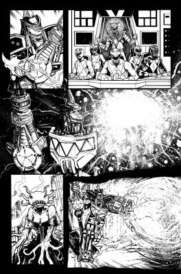 Gavin Smith | Gavin Smith - Mighty Morphin Power Rangers: Zord Quest #1, Page 37 | Modern Mythology Comic Art