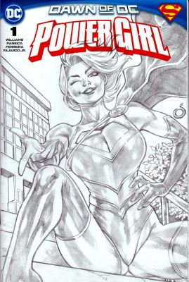 Everton Sousa | Power Girl Cover Comic book | Raremarq (Buy It Now)