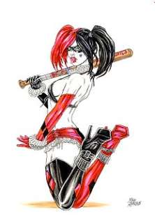 Harley Quinn  - Original Drawing - Mike Ratera - 30 x 21 cm - EO | Catawiki