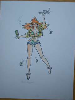 Franka - Originele tekening voor colofonboekje (niet gebruikt) - MEGA1 (1998) | Catawiki