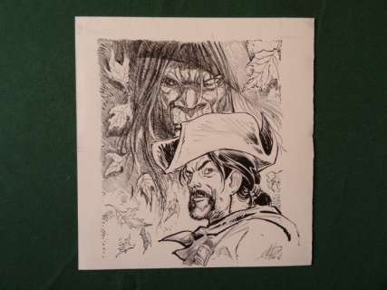 Herenguel, Eric - Dessin original encre de Chine - Ulysse 1781 (2016) | Catawiki