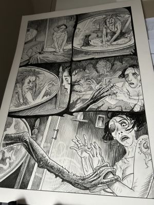 David Hitchcock | A Page From Nosferatu2 | ComicArtFans Classifieds