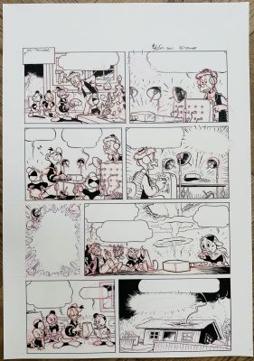 Arild Midthun | Arild Midthun - Donald Duck - Duck of Thunder - 2010 - P4 | ComicArtFans Classifieds