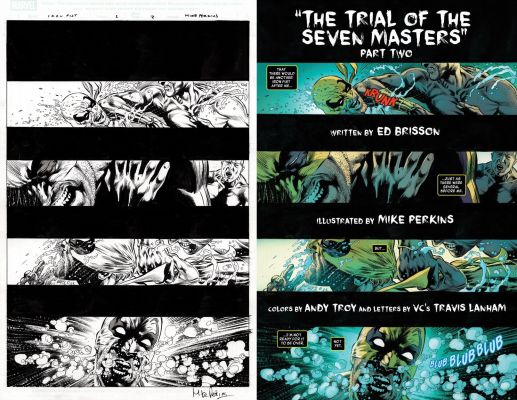 Mike Perkins | Perkins, Mike - Iron Fist #2 P.02 - $285 | ComicArtFans Classifieds