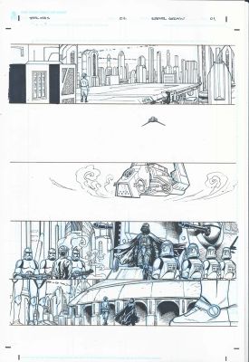 Gabriel Guzman | Dark Times 02 Pag 01 | ComicArtFans Classifieds