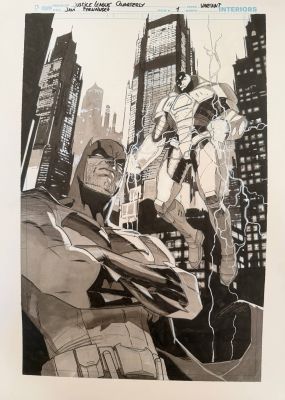 Javi Fernández | Justice League: Knight Vision Special #1 Variant Cover | The Green Room