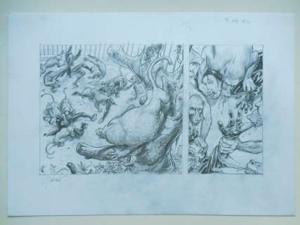 Bosschaert, Jan - Originele strook in potlood - Jaguar | Catawiki