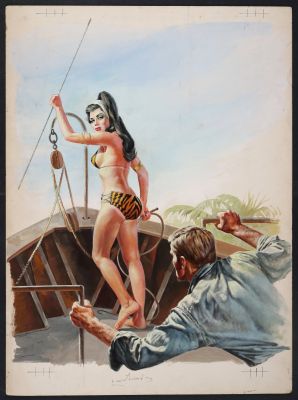 Basil Gogos - True Adventures Vol. 35, #2 (1966) Cover By Basil Gogos