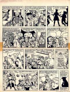 Hubinon, Victor - BARBE-ROUGE Planche originale Ã  l‘encre de Chine tirée