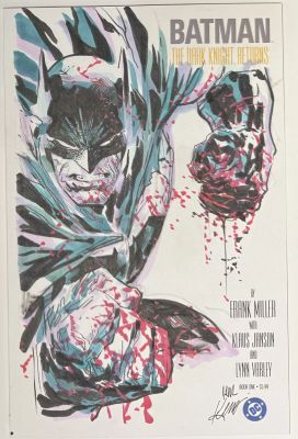 Ken Lashley | Batman Dark Knight Returns Sketch Cover By Ken Lashley | ComicArtFans Classifieds