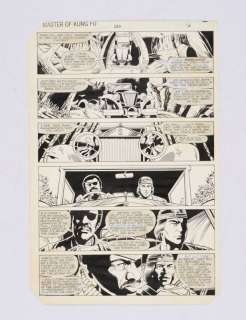 Master of Kung Fu # 120 pg 6 original artwork (1982) by Gene Day.… | Comic Book Auctions ltd