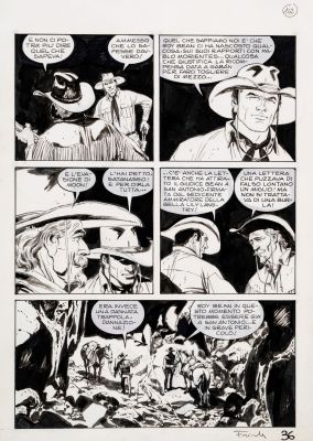 Lot 36 - Frisenda Pasquale - "Tex - Trappola a San Antonio ", 2013 | Urania Casa d’Aste