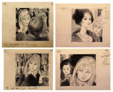 Hugues Ghiglia Dessinateur,... | Hugues Ghiglia dessinateur, illustrateur et peintre... | Arthema Auction