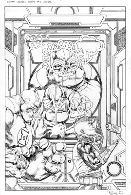 Fernando Pasarín | Green Lantern Corps #2 Cover | The Green Room
