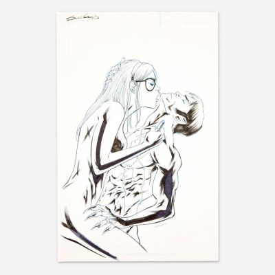 Lot 325 - Tim Seeley, Ex Sanguine #5 Cover Original Art (Dark Horse Comics, 2013) | Landry Pop Auctions