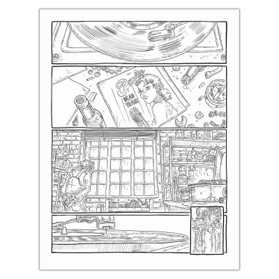 Le Turk | Dead Train - Planche originale page 152 | Achetez de l’Art