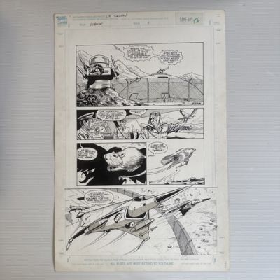 Lee Sullivan Original Art for Marvel’s Robocop #1 Page 12 1990 | eBay Europe (Buy It Now)