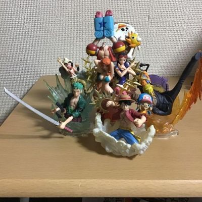 ONE PIECE Figur 5er-Set Luffy Lysop Chopper Zoro Sanji Robin Komplettset | eBay Europe (Buy It Now)