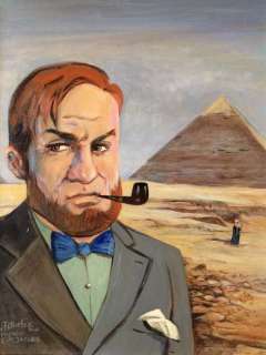 Philip Mortimer  - Hommage Ã  E.P. Jacobs - tableau acrylic encadré | Catawiki