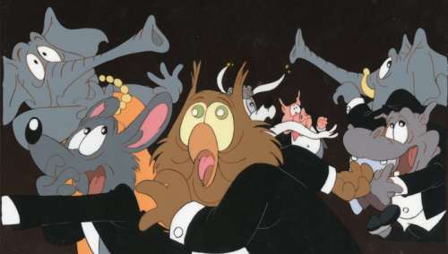 Bommel en Tom Poes - Originele filmcell diverse hoofdfiguren - (1981) | Catawiki