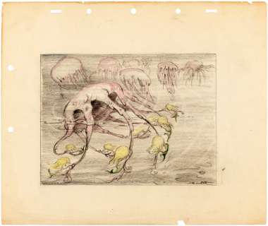 "SILLY SYMPHONY - MERBABIES" CONCEPT ORIGINAL ART BY FERDINAND HORVATH. | Hake’s