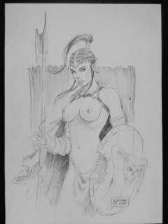 Pin Up - De Luca - original artwork - Page volante - EO - (2018) | Catawiki