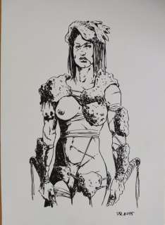 Amazzone - illustrazione originale | Catawiki