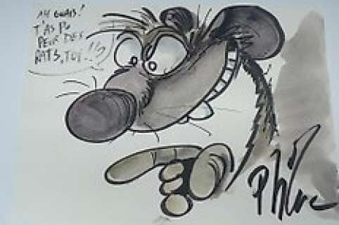 Ptiluc - Rat’s - Illustration originale couleur | Catawiki