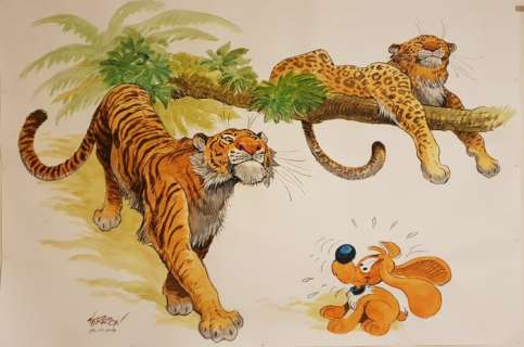 Boule & Bill - Fresque géante festival de Verron  - (2014) | Catawiki